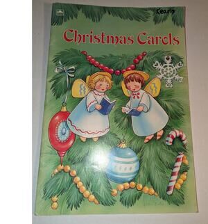 Vintage 1993 Golden Book Christmas Carols Illustrated Santa Sheet Music Songbook